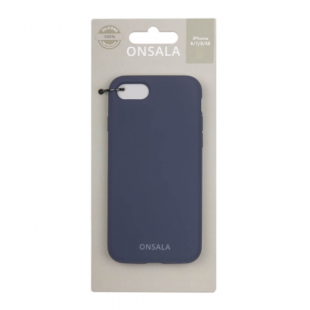 ONSALA Mobilskal Silicone Cobalt Blue iPhone 6/7/8/SE