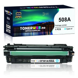 BildeTonerkassett, erstatter HP Cyan 508A (5.000 sider)