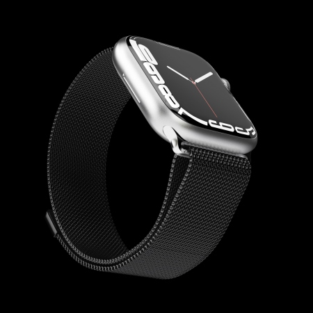 Milanese Loop Case 2 Band One 42/44/45/49 mm, Black