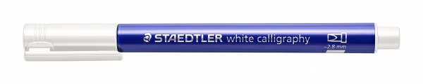 Staedtler Kalligrafipenn Metallic 2,8 mm Hvit