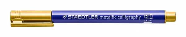 Staedtler Kalligrafipenn Metallic 2,8 mm Gull