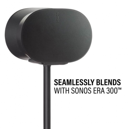 SANUS Floor Stand Adjustable for Sonos ERA 300 Pair Black