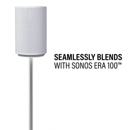 SANUS Floor Stand Adjustable for Sonos ERA 100 Pair White