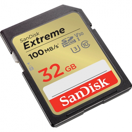 SANDISK Extreme 32GB 100MB/s UHS-I C10 V30 U3