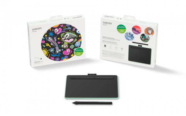 Wacom Intuos Small Bluetooth, Black/Green