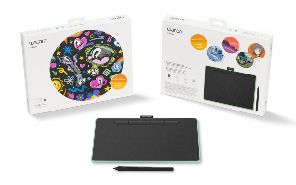 Wacom Intuos Medium Bluetooth, Black/Green