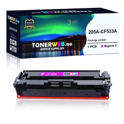 BildeTonerkassett, erstatter HP Magenta 205A (900 sider)