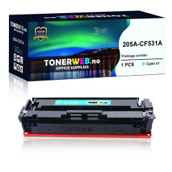 BildeTonerkassett, erstatter HP Cyan 205A (900 sider)