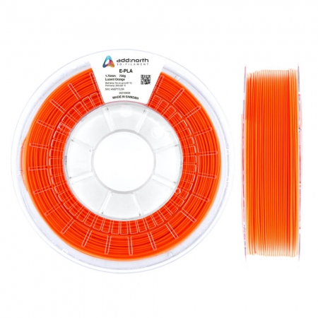 ADDNORTH E-PLA 1.75mm 750g Lucent Orange