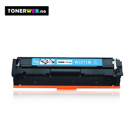 Tonerkassett, erstatter HP 207A Cyan (1250 sider)