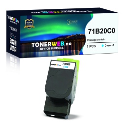 BildeLexmark Toner Cyan (2.300 sider) 71B20C0