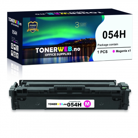 Tonerkassett, erstatter Canon 054 H M (2300 sider) 3026C002