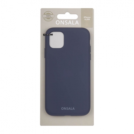 ONSALA Mobilskal Silicone Cobalt Blue iPhone 11 / XR