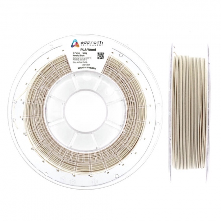 ADDNORTH PLA Wood 1.75mm 500g Nordic Birch