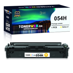 BildeCanon Toner 054 H Y (2300 sider) 3025C002 - erstatter