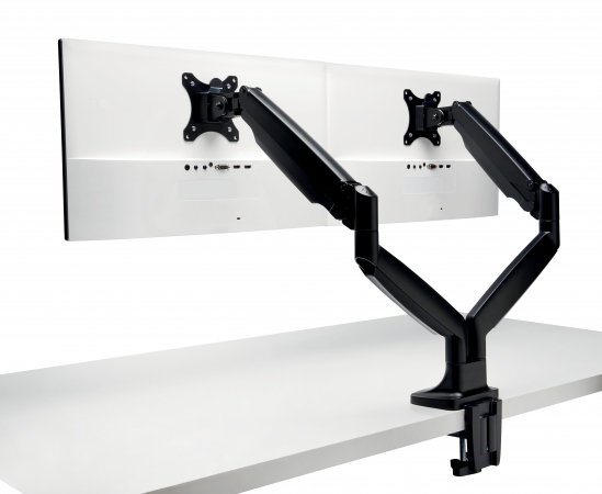 Monitor Arm Dual OneTouch Adjust.Black