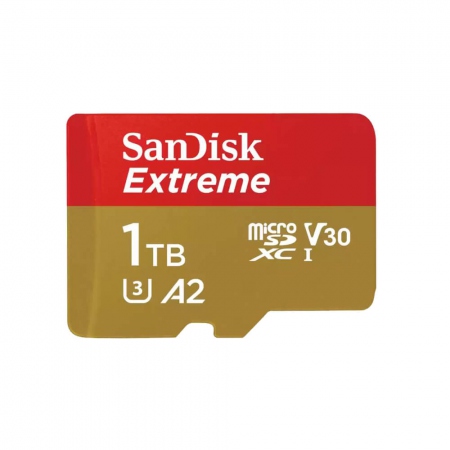 SANDISK MicroSDXC Extreme 1TB Adapter 190MB/s A2 C10 V30