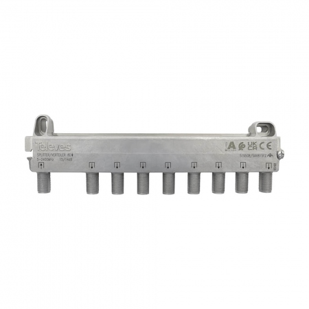 TELEVES Splitter F-connector 8-way 5-2400 MHz