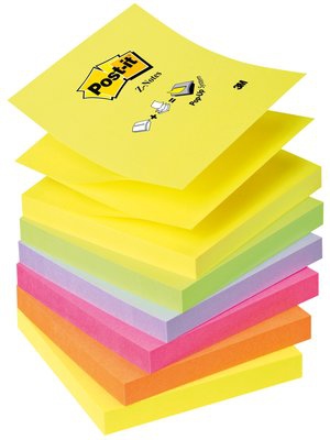 Post-it Z-Notes 76x76 neon rainbow (6)