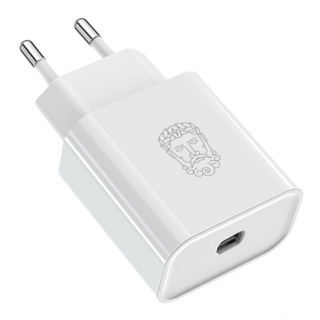 UPSTR-M CIRKUL&quot;R 20W USB-C Power Adapter, White