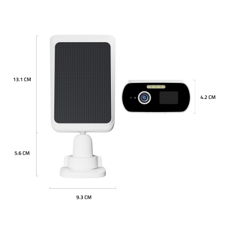 Hombli Smart Solar Cam, White