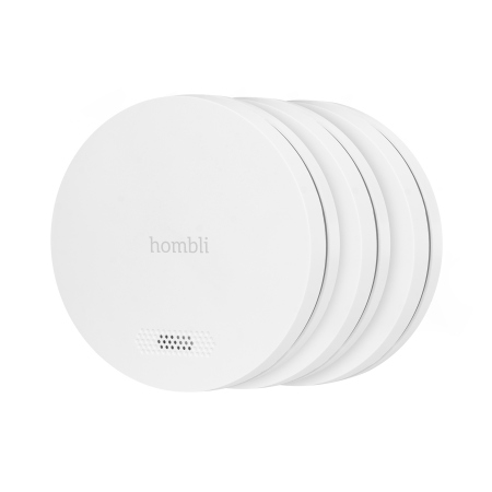 Hombli Smart Smoke Detector Promo Pack 2+1, White