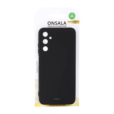 ONSALA Backcover Sil Touch Samsung A05s 4G Black