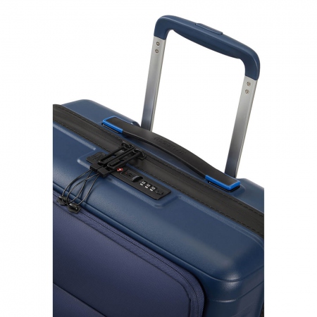 AMERICAN TOURISTER Hello Cabin Spinner 55 Front Pocket Navy