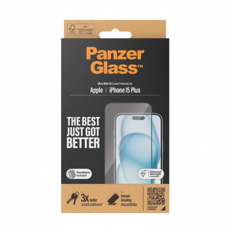 PanzerGlass iPhone 15 Plus UWF wA