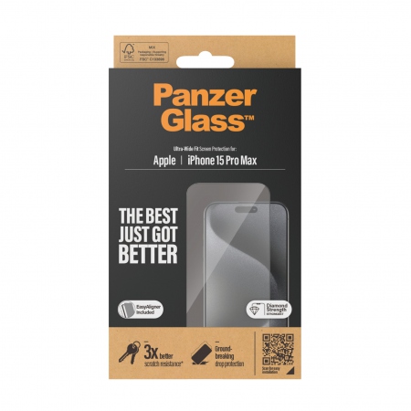 PanzerGlass iPhone 15 Pro Max UWF wA