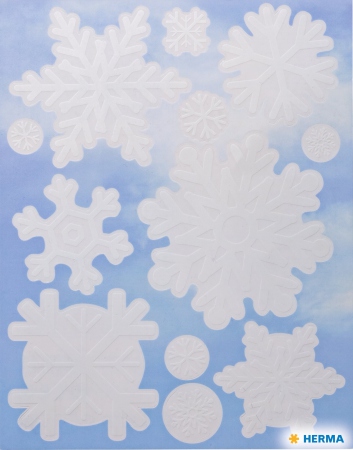 Herma Decor window snowflakes A4 (1)