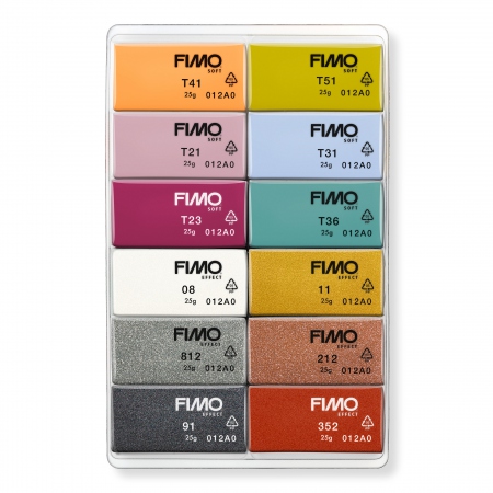 Modeling clay Fimo® Soft Fashion 12x25g ass (12)