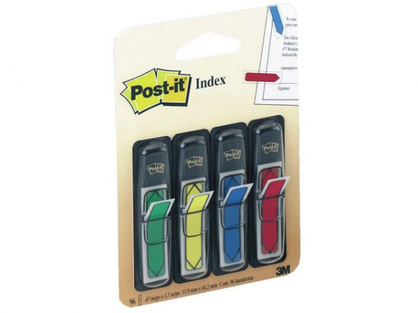 Index Post-It 684 Smal Pil 5 Farger (6 pakker)