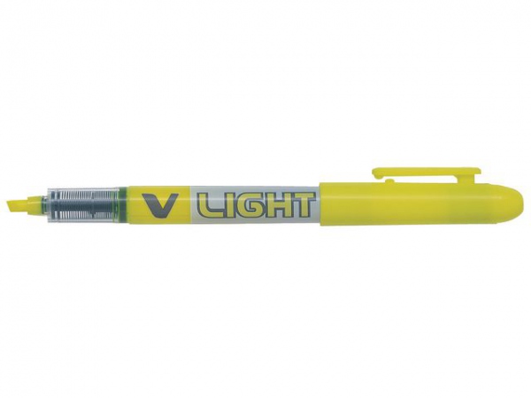 Tekstmarker Pilot V Liquid Light Blå (12 stk)