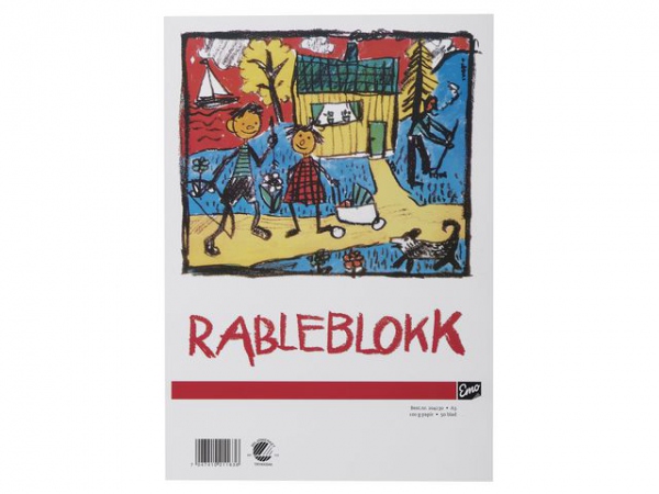 Rableblokk Emo A3 100G 50 Blad (5 stk)