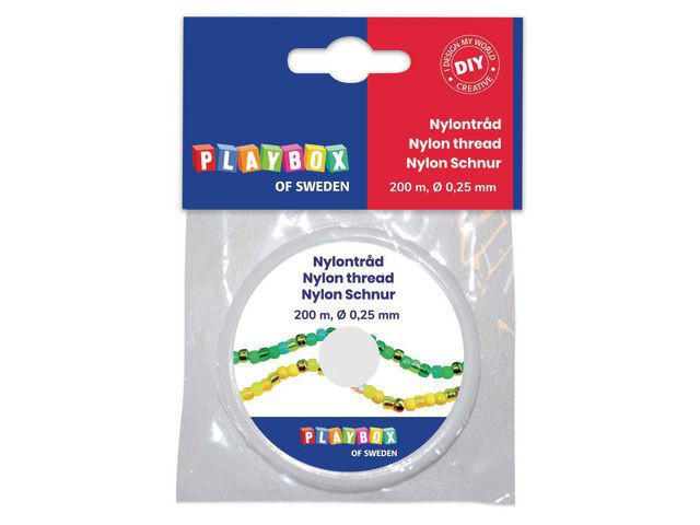 BildeNylontråd Playbox Spole 0,25Mm 200M