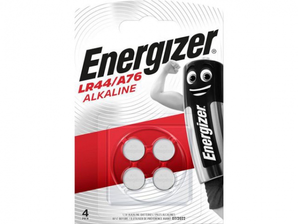 Batteri Energizer Alk Lr44/A76 (4 stk)