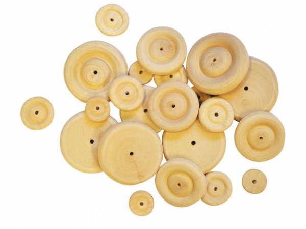 Trehjul Diameter 25Mm (50 stk)