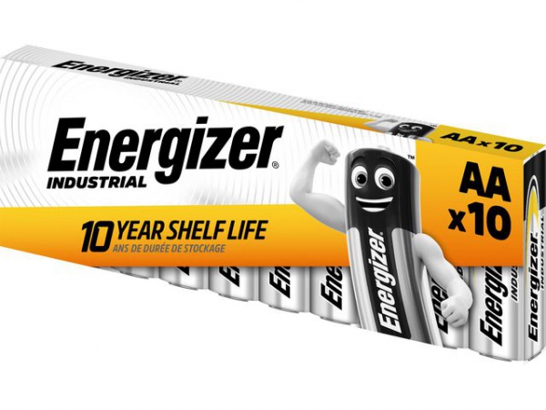 Batteri Energizer Industrial Aa/Lr6 (10 stk)