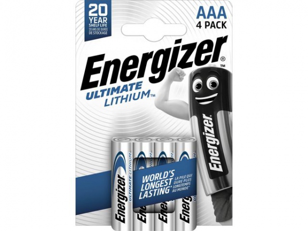 Batteri Energizer U.lithium Aaa/Lr03 (4 stk)