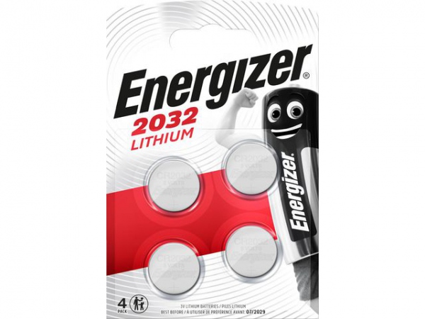 Batteri Energizer Lithium Cr2032 (4 stk)