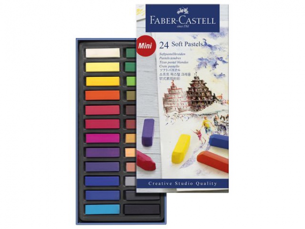 Softpastellkritt Faber Castell (24 stk)