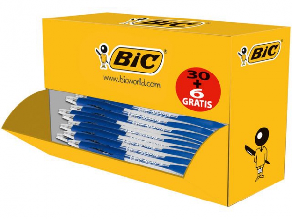 Kulepenn Bic Atlantis Classic M Blå (36 stk)