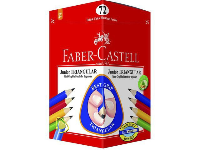 BildeBegynnerblyant Faber-Castell 2B (72 stk)