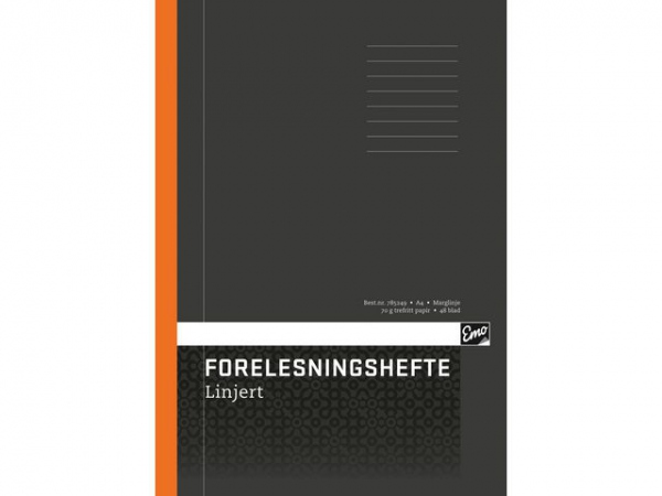 Forelesningshefte Emo A4 70G 48Bl Lin Ma (10 stk)