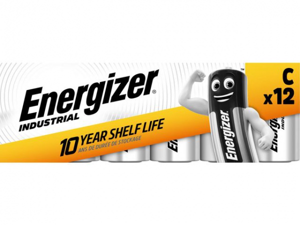 Batteri Energizer Industrial C/Lr14 (12 stk)