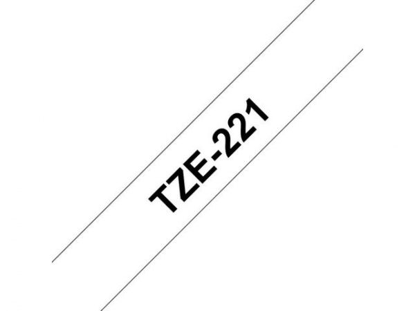 BROTHER Tape TZE-221 9mm Black on White