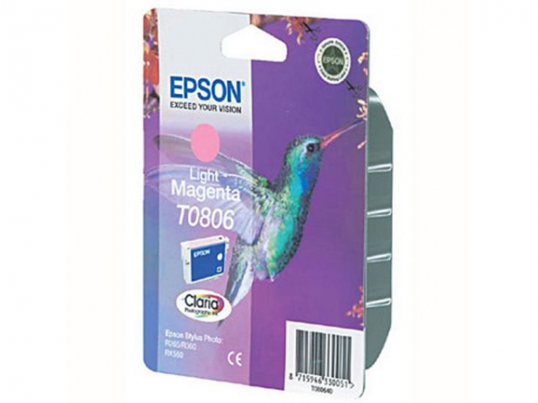 Blekk Epson T0806 C13T08064011 Lys Rød