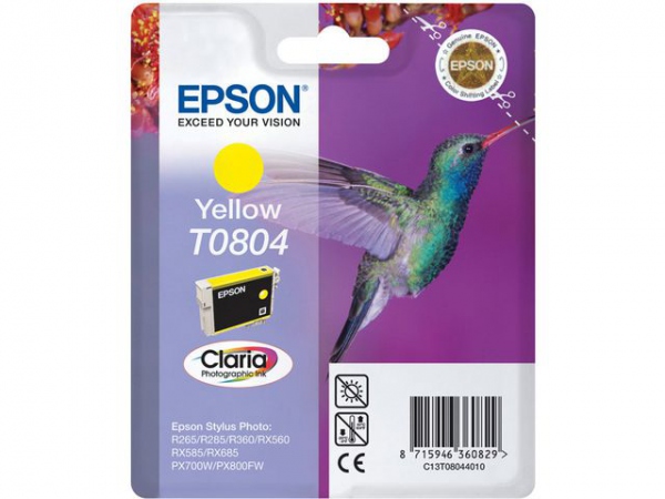 Blekk Epson T0804 C13T08044011 Gul