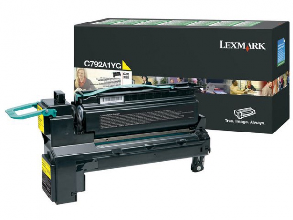 Toner Lexmark C792A1Yg 6K Gul